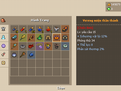 Hành trang & vật phẩm